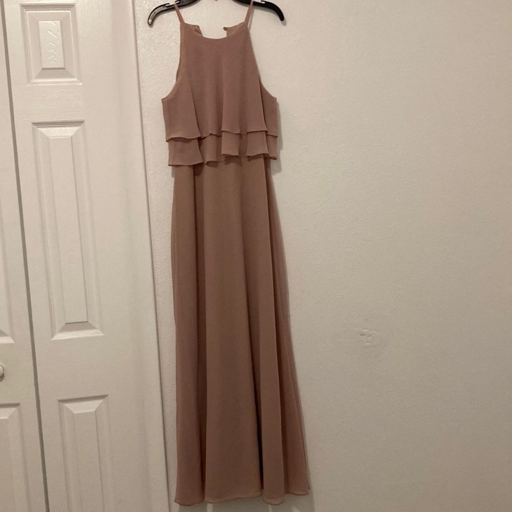 Jenny Yoo collection, dark blush colored dress